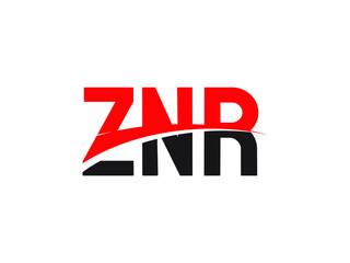 ZNR Letter Initial Logo Design Vector Illustration