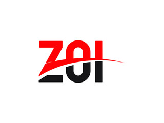 ZOI Letter Initial Logo Design Vector Illustration