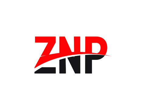 ZNP Letter Initial Logo Design Vector Illustration