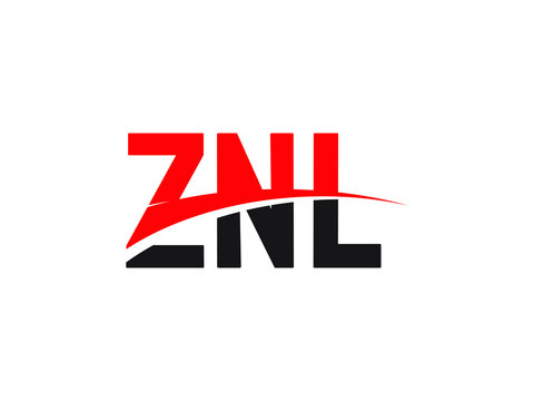 ZNL Letter Initial Logo Design Vector Illustration