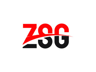 ZSG Letter Initial Logo Design Vector Illustration