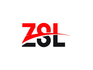 ZSL Letter Initial Logo Design Vector Illustration