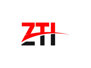 ZTI Letter Initial Logo Design Vector Illustration