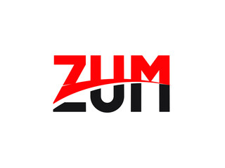ZUM Letter Initial Logo Design Vector Illustration