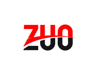ZUO Letter Initial Logo Design Vector Illustration