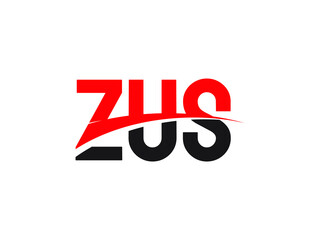 ZUS Letter Initial Logo Design Vector Illustration