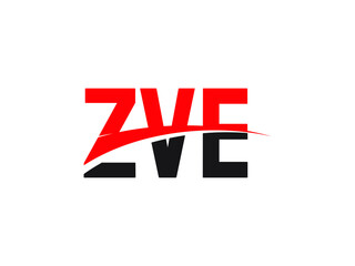 ZVE Letter Initial Logo Design Vector Illustration