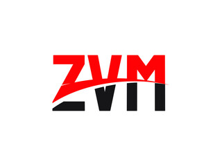 ZVM Letter Initial Logo Design Vector Illustration