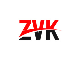 ZVK Letter Initial Logo Design Vector Illustration