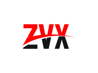 ZVX Letter Initial Logo Design Vector Illustration
