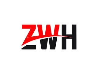 ZWH Letter Initial Logo Design Vector Illustration