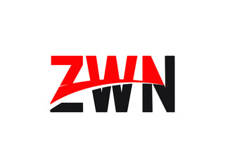 ZWN Letter Initial Logo Design Vector Illustration