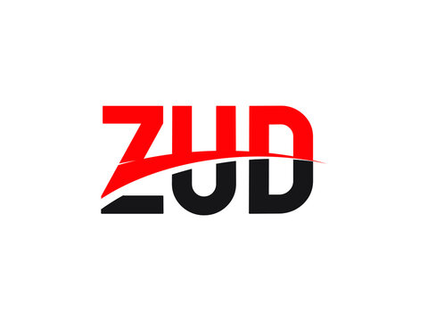 ZUD Letter Initial Logo Design Vector Illustration