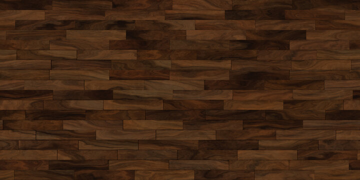 Brown textured seamless wooden surface. Realistic wood laminate texture. Natural brown parquet. Wallpaper with pine texture. Retro vintage plank floor with tree branches and stripes.	