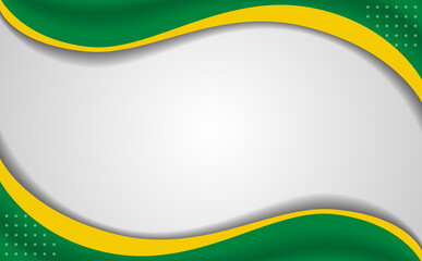 Blank space brazil flag background - obrazy, fototapety, plakaty