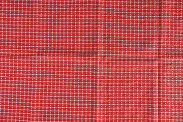 Checkered Red Tablecloth