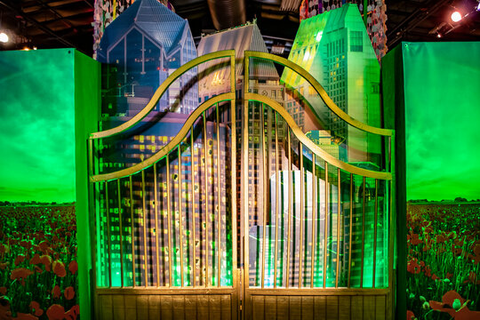 Replica of the Golden Gate Entering the Emerald City from the Wizard of Oz Story at the 2019 San Diego County Fair