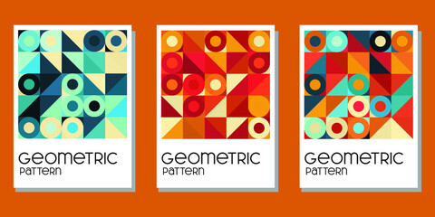 Obraz premium abstract geometric background for book cover, calendar, wall decor and tote bag