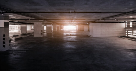 Indoor car parking garage