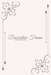 vintage ornamental frame