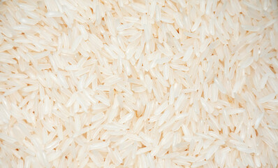Full frame of raw rice for the background