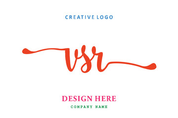 VSR lettering logo is simple, easy to understand and authoritative