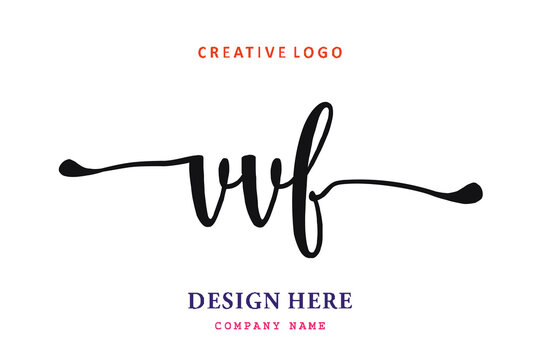 VVF lettering logo is simple, easy to understand and authoritative