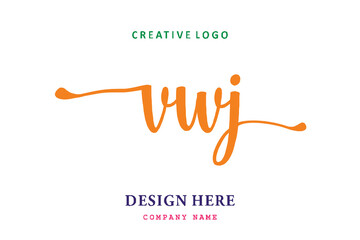 VWJ lettering logo is simple, easy to understand and authoritative