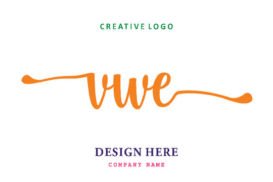 VWE lettering logo is simple, easy to understand and authoritative