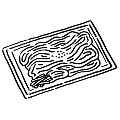 屋台の食べ物　ソース焼きそば