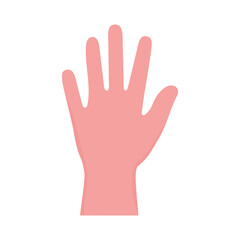 Obraz premium hand human stop