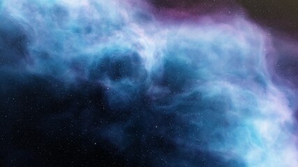 Fototapeta premium Universe filled with stars, nebula and galaxy