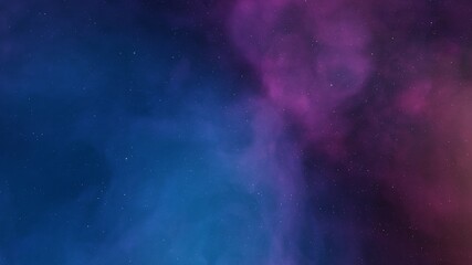 Universe filled with stars, nebula and galaxy