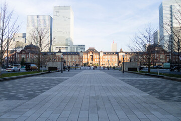 Gyoko Dori and Marunouchi Plaza of Tokyo Central Station