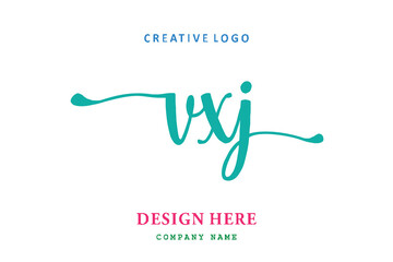 VXJ lettering logo is simple, easy to understand and authoritative
