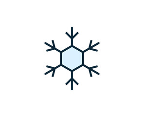 Snowflake premium line icon. Simple high quality pictogram. Modern outline style icons. Stroke vector illustration on a white background. 