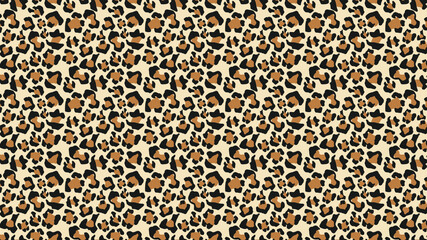 seamless leopard skin vector pattern for fabric, wallpaper, wrapping paper, craft, texture, fashion. seamless jaguar skin vector, seamless cheetah skin vector, seamless cougar skin, animal print.