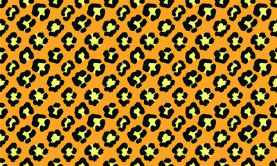 Seamless leopard skin vector pattern. Seamless jaguar, cheetah, cougars skin vector. Animal print. Perfect for fabric, wallpaper, wrapping paper, textiles, fashion, Interior, backdrop and home design.