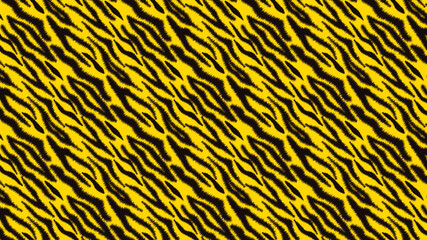 Seamless tiger skin vector pattern. Tiger skin texture. Animal print. Striped animal texture. Good for fabric, wallpaper, wrapping paper, craft, textile, fashion, flyer, brochures, background, banner.