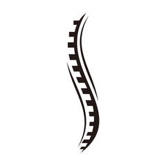 spine icon vector illustration symbol