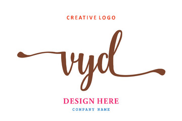 VYD lettering logo is simple, easy to understand and authoritative