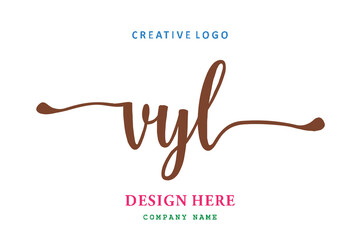 VYL lettering logo is simple, easy to understand and authoritative