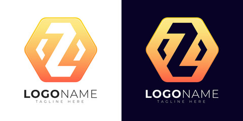 Fototapeta premium Letter w logo vector design template. Modern letter w logo icon with colorful geometry shape.