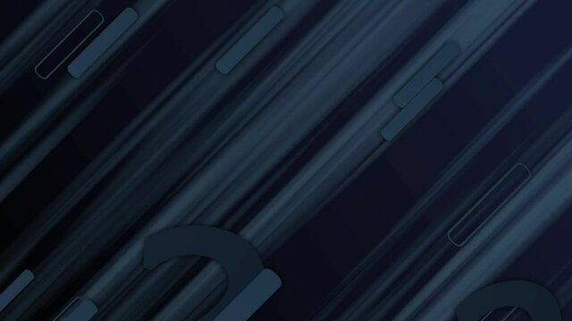 Flying Animated Question Marks. Loop 15-seconds