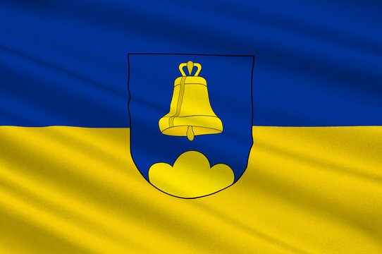 Flag of Triesenberg in Liechtenstein