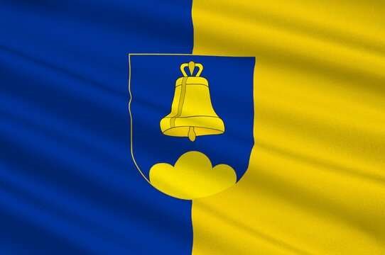 Flag of Triesenberg in Liechtenstein