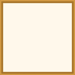 Squared golden vintage wooden frame for your design. Vintage cover. Place for text. Vintage antique gold beautiful rectangular frames for paintings or photographs. Template vector illustration