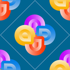 Colorful seamless pattern  background tile