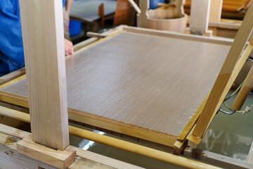 職人が作る手漉き和紙