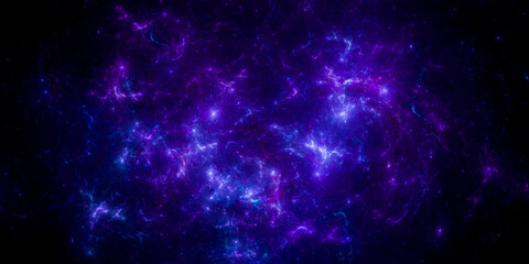 Banner Star field background . Starry outer space background texture . Colorful Starry Night Sky Outer Space background. 3D illustration